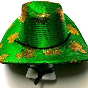 Festive Holiday Cowboy Hat unisex ( one size )